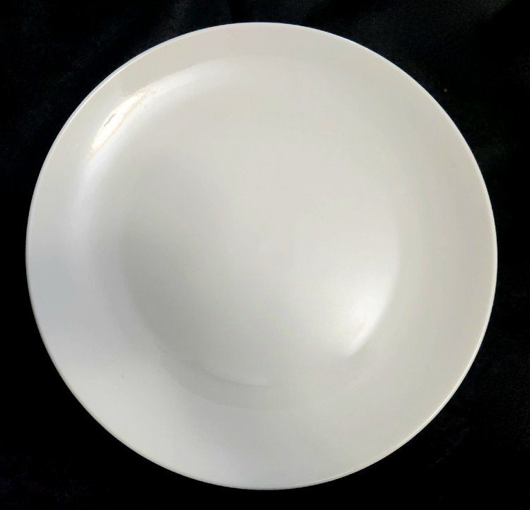 10in White Ceramic Dinner Plates Party Pawpers Rentals