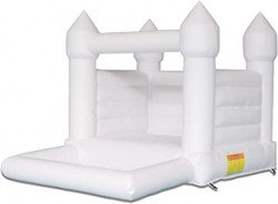 wbh4 1685023423 Deluxe Mini White Bounce House