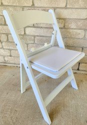 Kids White Garden Chair